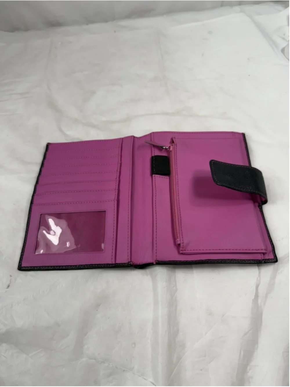 Isaac Mizrahi Black Credit Card Wallet
